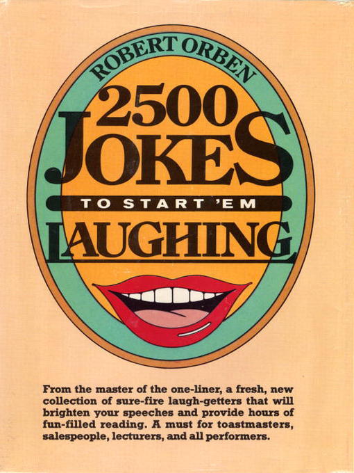 Title details for 2500 Jokes to Start 'Em Laughing by Robert Orben - Available